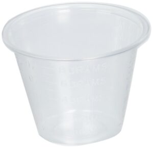 1 oz. plastic medicine cups medline 1fl. oz. polypropylene plastic medicine cups, sleeve of 100