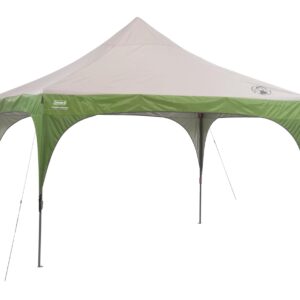 Coleman Canopy Sun Shelter with Instant Setup, Sun Shelter with Wheeled Carry Bag Sets Up in About 3 Mins, 7x5ft, 10x10ft, or 12x12ft Canopy for Sporting Events, Tailgating, Camping, & More