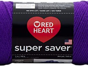 Red Heart Super Saver Yarn-Amethyst