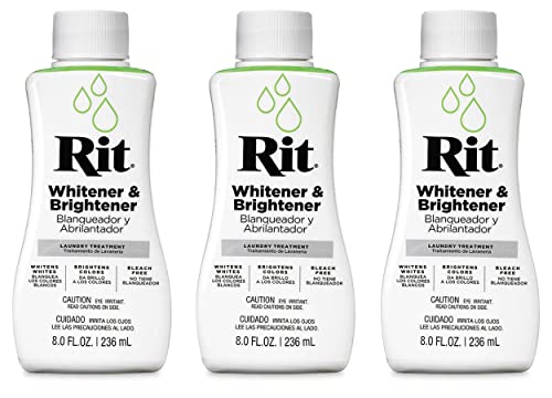 Rit Dye Liquid 8 Ounces Whitener and Brightener 8-50 (3-Pack)