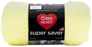 red heart super saver yarn (3-pack) pale yellow e300-322