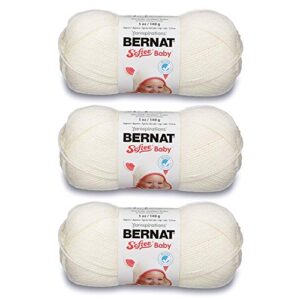 Bernat 166030-30008 Softee Baby Yarn - Solids - Antique White