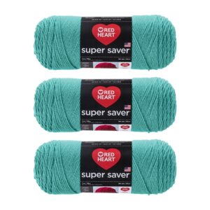 red heart super saver yarn (3-pack) aruba sea e300-505