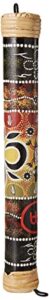 meinl percussion rs1bk-s 16" small bamboo rain stick with sustaining trickle effect and hand painted design