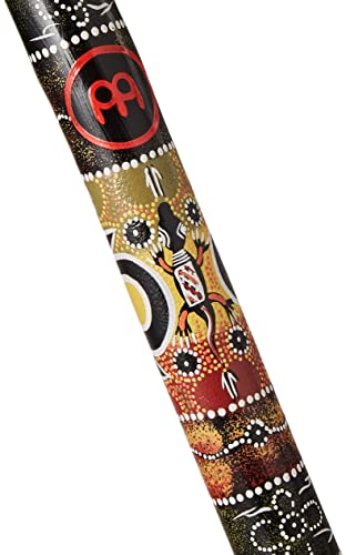 Meinl Percussion RS1BK-S 16" Small Bamboo Rain Stick with Sustaining Trickle Effect and Hand Painted Design