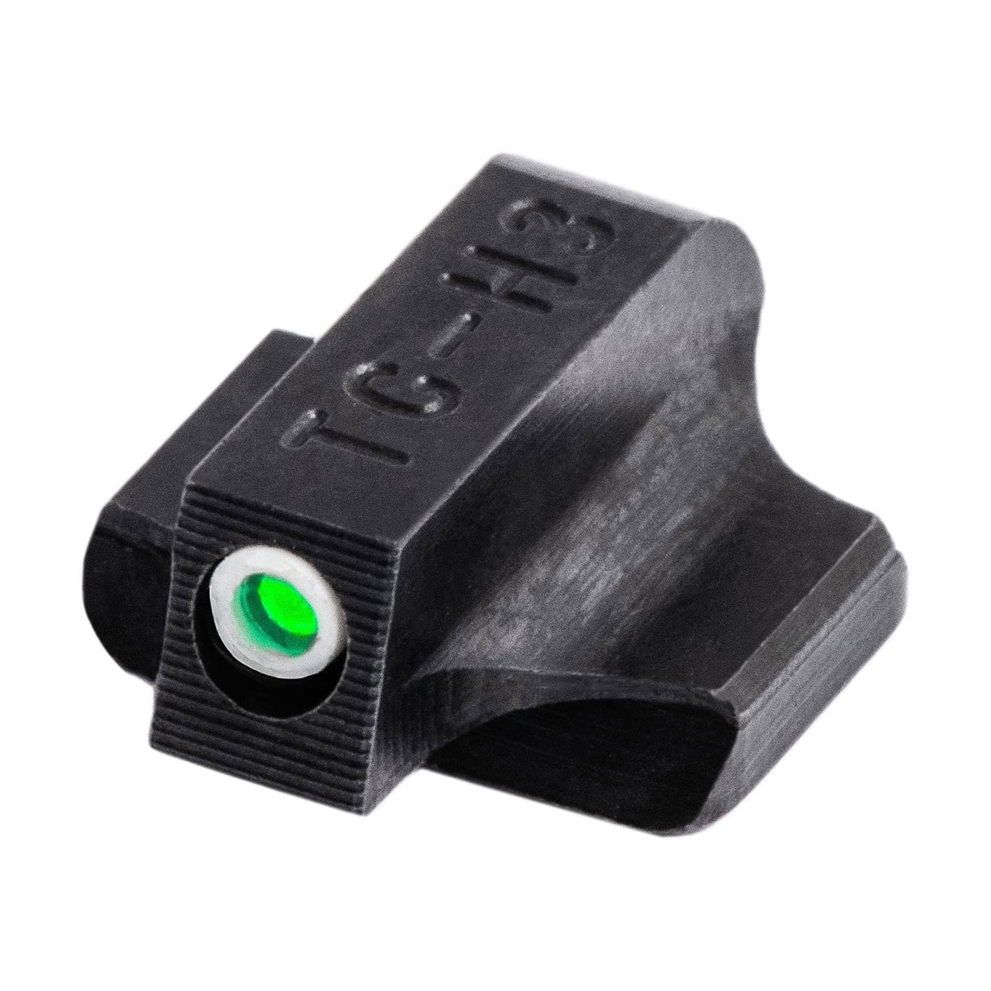 TruGlo Tritium Glow in the Dark Compact Pistol Optic with Transitioning Green and White Dot for Smith & Wesson M&P Series Pistols, Black