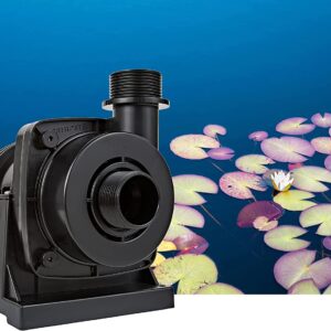 Little Giant FP3 115-Volt, 3200 GPH Wet Rotor Submersible or Inline Pond/Fountain Pump with 26-Ft. Cord, Black, 566134