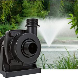 Little Giant FP3 115-Volt, 3200 GPH Wet Rotor Submersible or Inline Pond/Fountain Pump with 26-Ft. Cord, Black, 566134