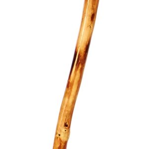 SE Survivor Series 55" Hand Carved Wolf Hiking Stick, Weatherproof, Rope Wrapped, Metal Tip - WS626-55RW