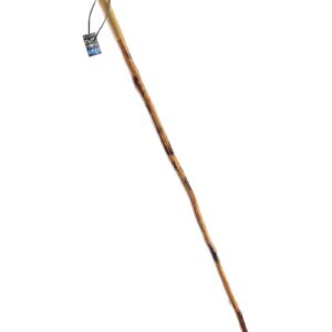 SE Survivor Series 55" Hand Carved Wolf Hiking Stick, Weatherproof, Rope Wrapped, Metal Tip - WS626-55RW