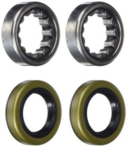 ford racing 8.8 inch outer axle bearing and seal kit, silver/bronze