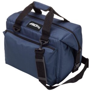 AO Coolers Traveler Original Soft Cooler with High-Density Insulation, Navy, 24-Can