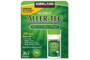 kirkland signature aller-tec cetirizine hydrochloride tablets, 10 mg, 365 count