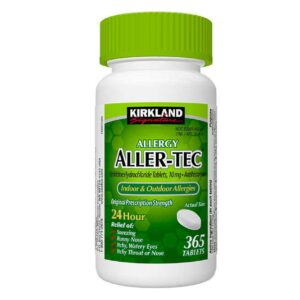 Kirkland Signature Aller-Tec Cetirizine Hydrochloride Tablets, 10 mg, 365 Count