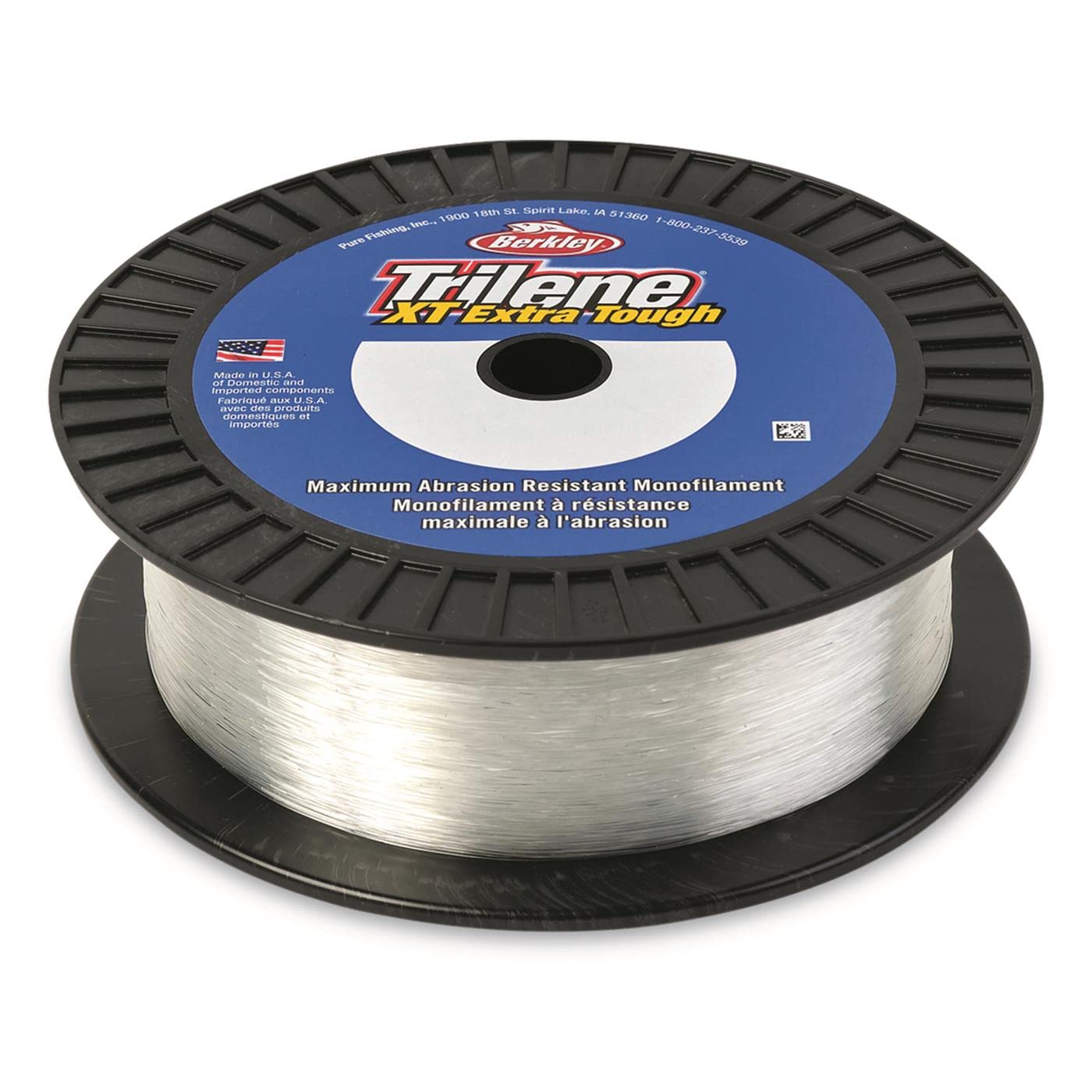 Berkley Trilene® XT®, Clear, 8lb | 3.6kg, 1000yd | 914m Monofilament Fishing Line, Suitable for Saltwater and Freshwater Environments