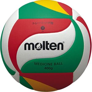 Molten Unisex Adult Training Volleyball Ball Gr. 5 Ball - White/Green/red/Yellow, 5