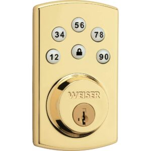 weiser lock ged1460x 3br smt ms rlr2 powerbolt electronic deadbolt