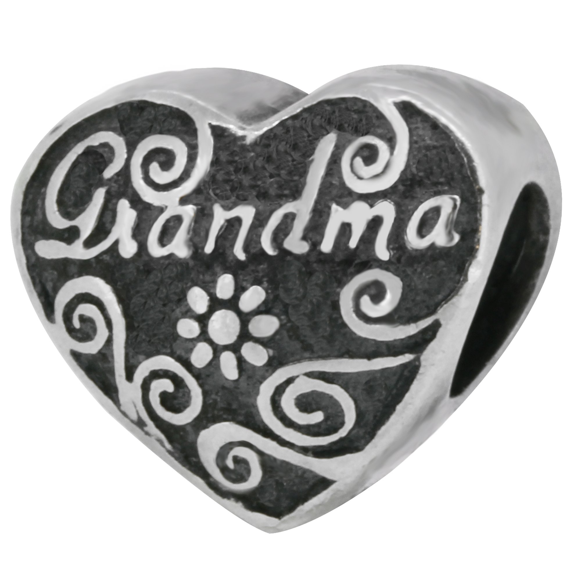 Zable Sterling Silver Grandma Compatible Bead/Charm