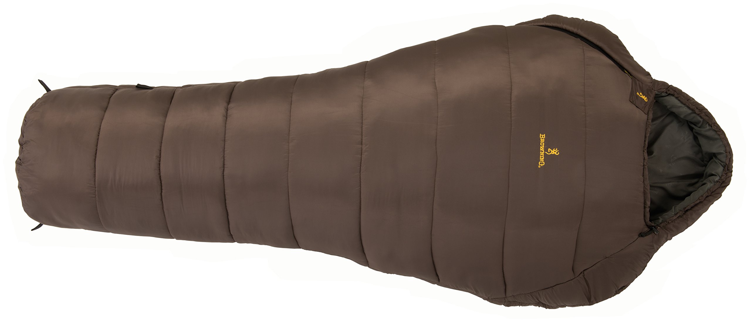 Browning Camping Kenai -20 Degree Wide Mummy Sleeping Bag , Clay, 40-Inch x 86-Inch