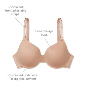 Warner's womens This is Not BraÂ™ Cushioned Underwire Lightly Lined T-shirt 1593 bras, Toasted Almond, 38C US