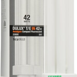 Sylvania 20890 Compact Fluorescent 4 Pin Triple Tube 4100K, 42-watt , Cool White