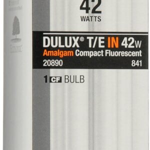 Sylvania 20890 Compact Fluorescent 4 Pin Triple Tube 4100K, 42-watt , Cool White