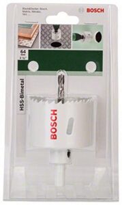 bosch 2609255612 hss bi-metal holesaw with diameter 64mm