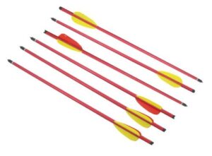 last punch 6 aluminum metal arrows 14" long crossbow arrows