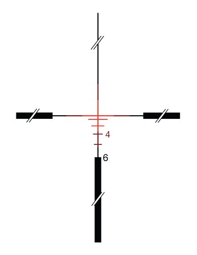 Trijicon Trijicon ACOG 4 X 32 Scope Dual Illuminated Crosshair .223 Ballistic Reticle, Red