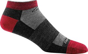 darn tough 1437 men's merino wool no show light socks, team dtv, x-large (12.5-14.5)