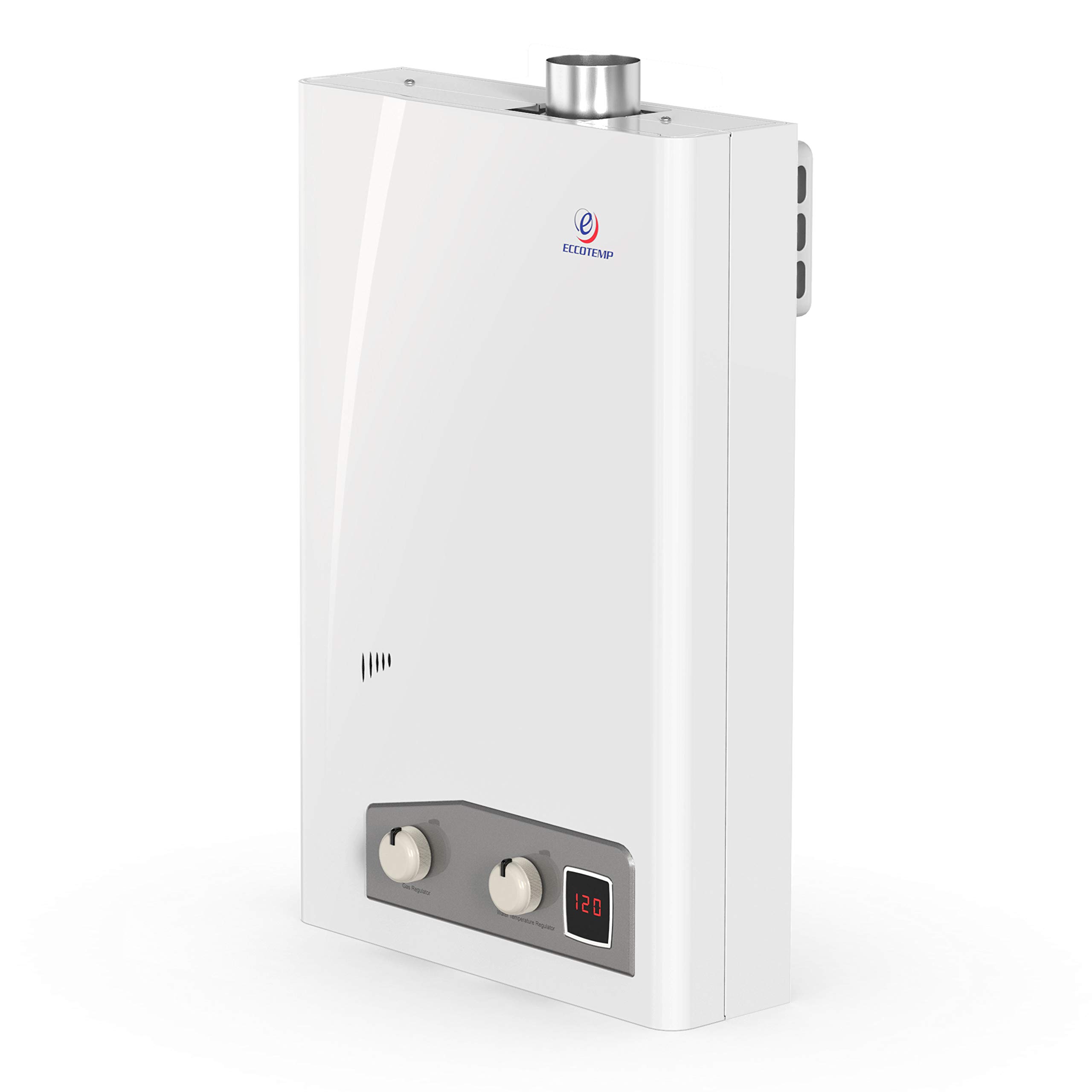 Eccotemp fvi12-NG FVI-12 Natural Gas, 3.5 GPM, High Capacity Tankless Water Heater, White