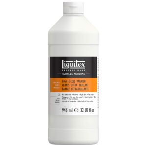 liquitex professional high gloss varnish, 946ml (32-oz)