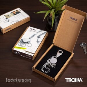 Troika Patent Chain Keyholder with 6 Rings (KR1060MA)