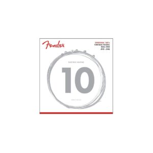 fender original 150 electric guitar strings, pure nickel wound, ball end, 150r .010-.046