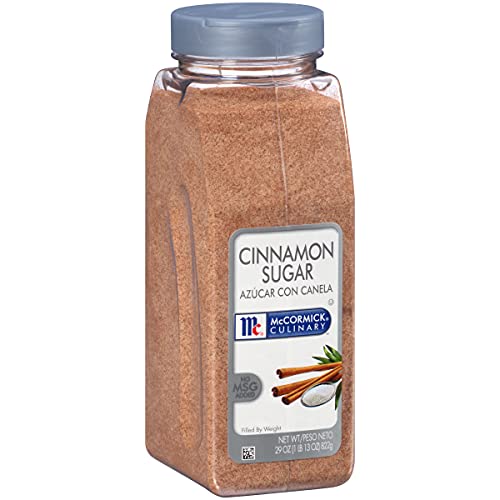 McCormick Culinary Cinnamon Sugar, 29 oz - One 29 Ounce Container of Cinnamon Sugar Spice, Perfect for Cookies, Pastries, Cakes Tortes and Pies