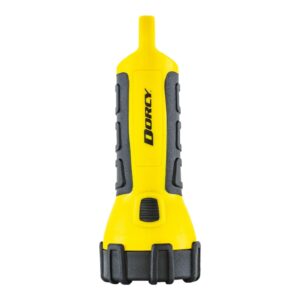 Dorcy 41-2510 Floating Waterproof LED Flashlight with Carabineer Clip, 55-Lumens, Yellow