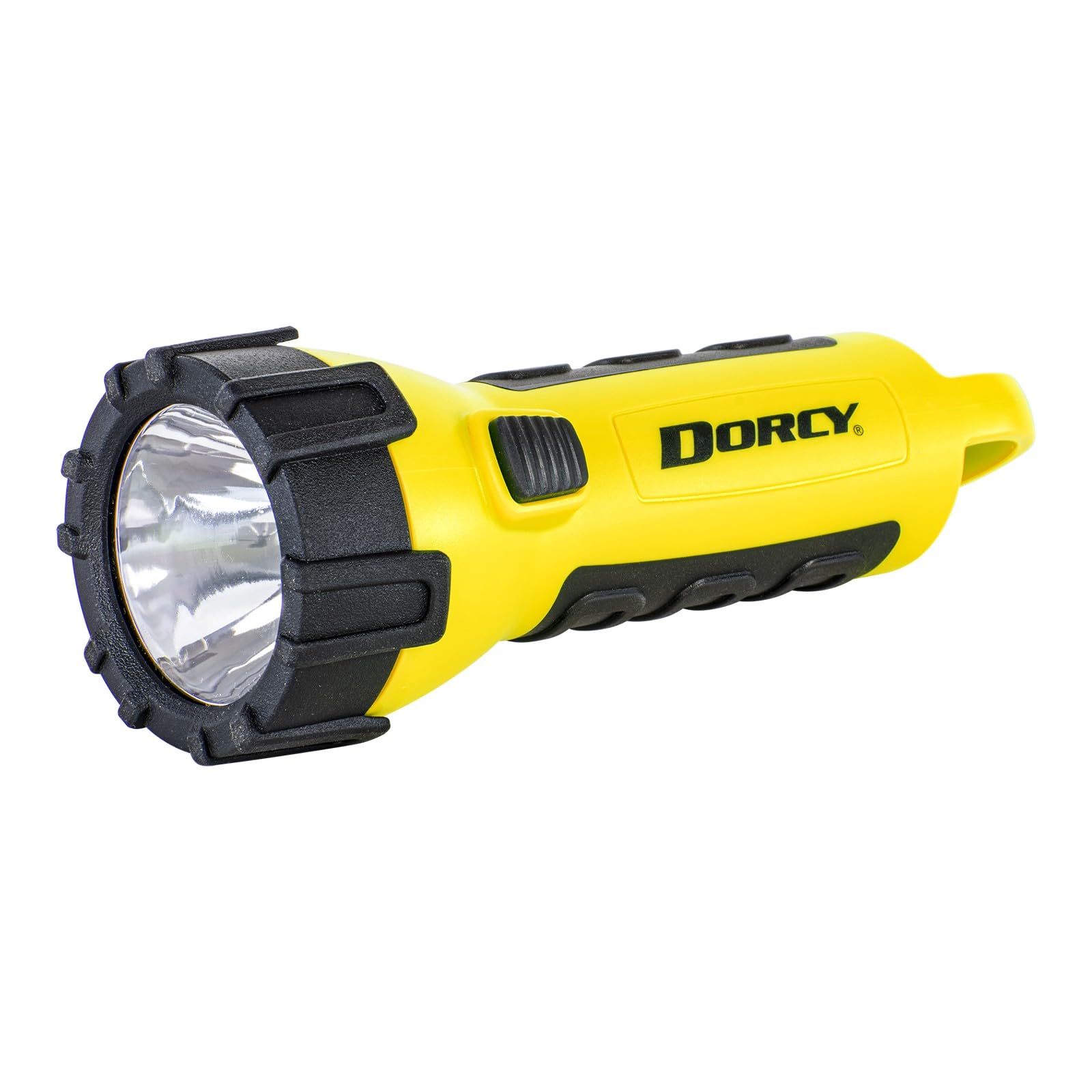 Dorcy 41-2510 Floating Waterproof LED Flashlight with Carabineer Clip, 55-Lumens, Yellow