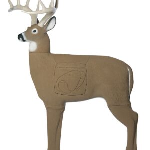 GLENDEL Buck 3D Archery Target with Replaceable Insert Core, GlenDel Buck w/4-sided Insert, Brown