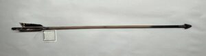 mountain view wood works genuine navajo indian arrow with arrowhead and feathers, 24"