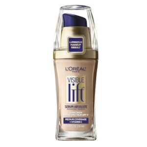 l'oreal paris visible lift serum absolute foundation, creamy natural, 1 ounce