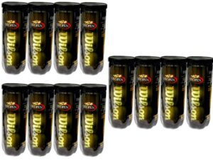 wilson us open extra duty tennis balls - (1 dozen cans)