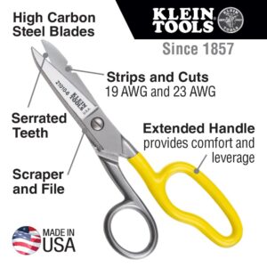 Klein Tools 46039 Cable Splicer's Kit with Cable Splicer Electricians Knife and Free-Fall Snip,Black