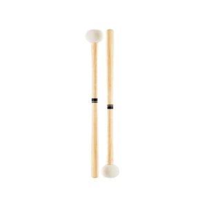 ProMark Bass Drum Mallets - PSMB3 Performer Series Special Extra Dense Felt Head - Ideal for 24-26 inch Bass Drums - American Hickory Handles with Comfort Flare Grip - 1 Pair