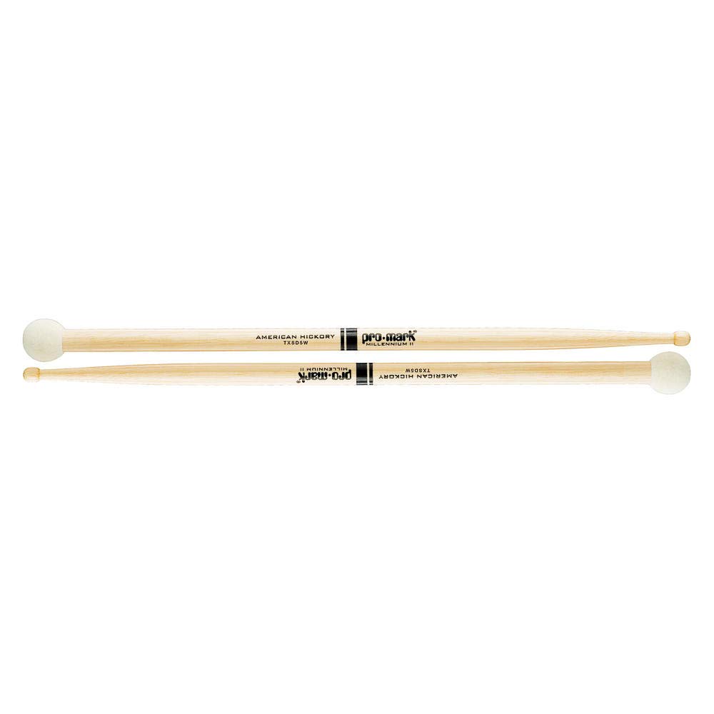 ProMark Hickory SD5 Light Multi Percussion Stick, Wood tip, Felt Butt