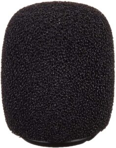 shure rk183ws black snap-fit foam windscreens for mx183 mx184 mx185 beta 98 wl183 wl184 & wl185 (4)