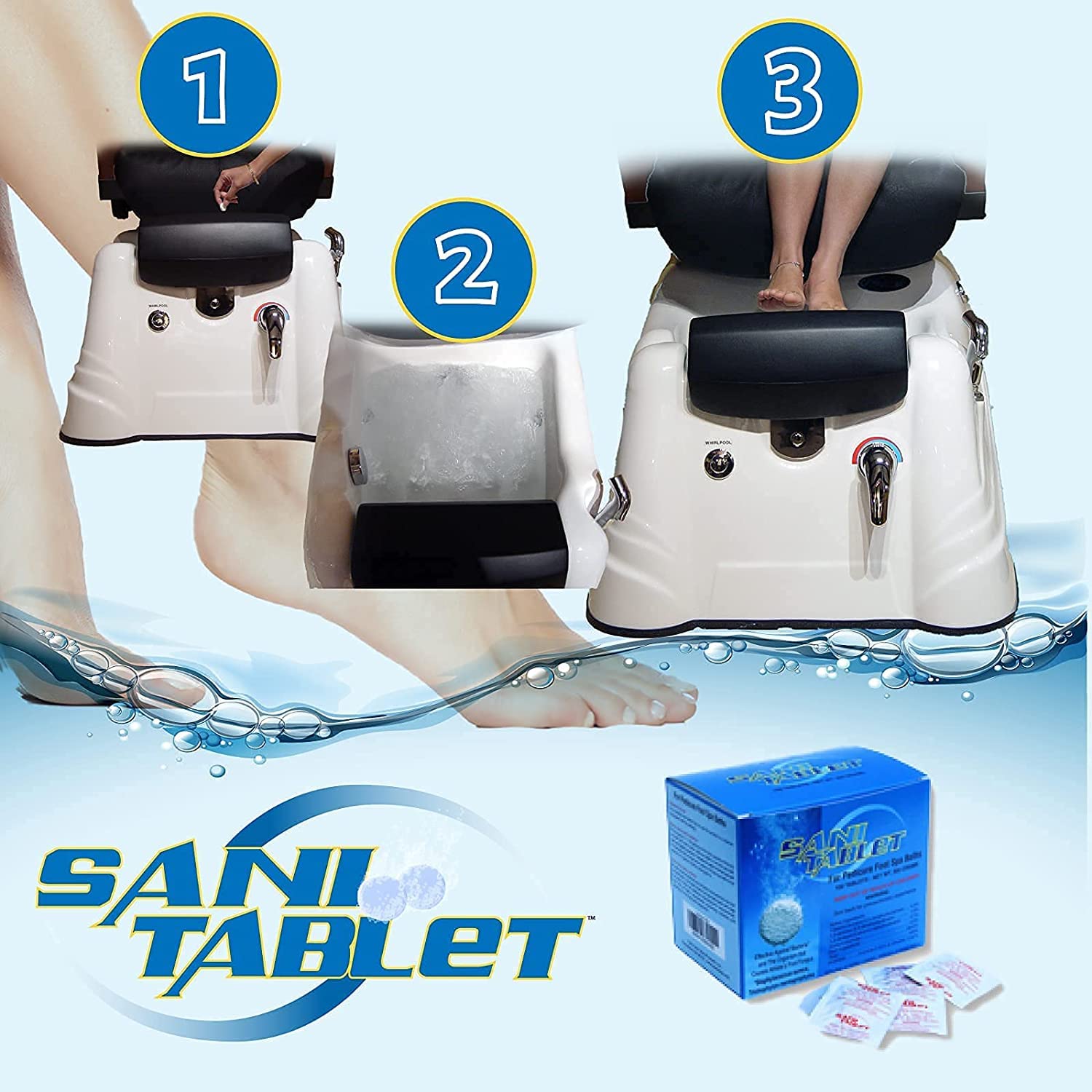 SANI CARE Sani-Tablet 100 Tablets (Model: SAN0100)