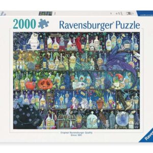 Ravensburger 16010 Poisons and Potions 2000 Piece Piece Jigsaw Puzzle for Adults – Every Piece is Unique, Softclick Technology Means Pieces Fit Together Perfectly