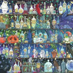 Ravensburger 16010 Poisons and Potions 2000 Piece Piece Jigsaw Puzzle for Adults – Every Piece is Unique, Softclick Technology Means Pieces Fit Together Perfectly