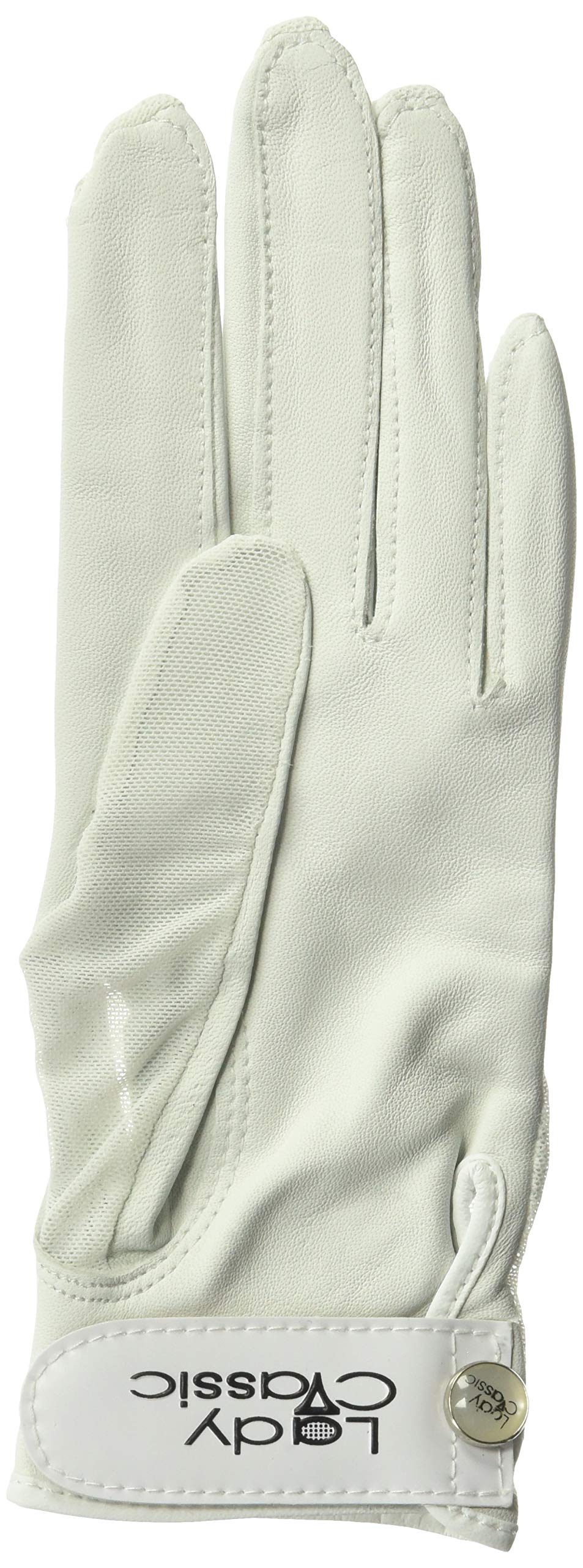 Lady Classic womens Sun Sleeves,Classic golf gloves, White, Small US