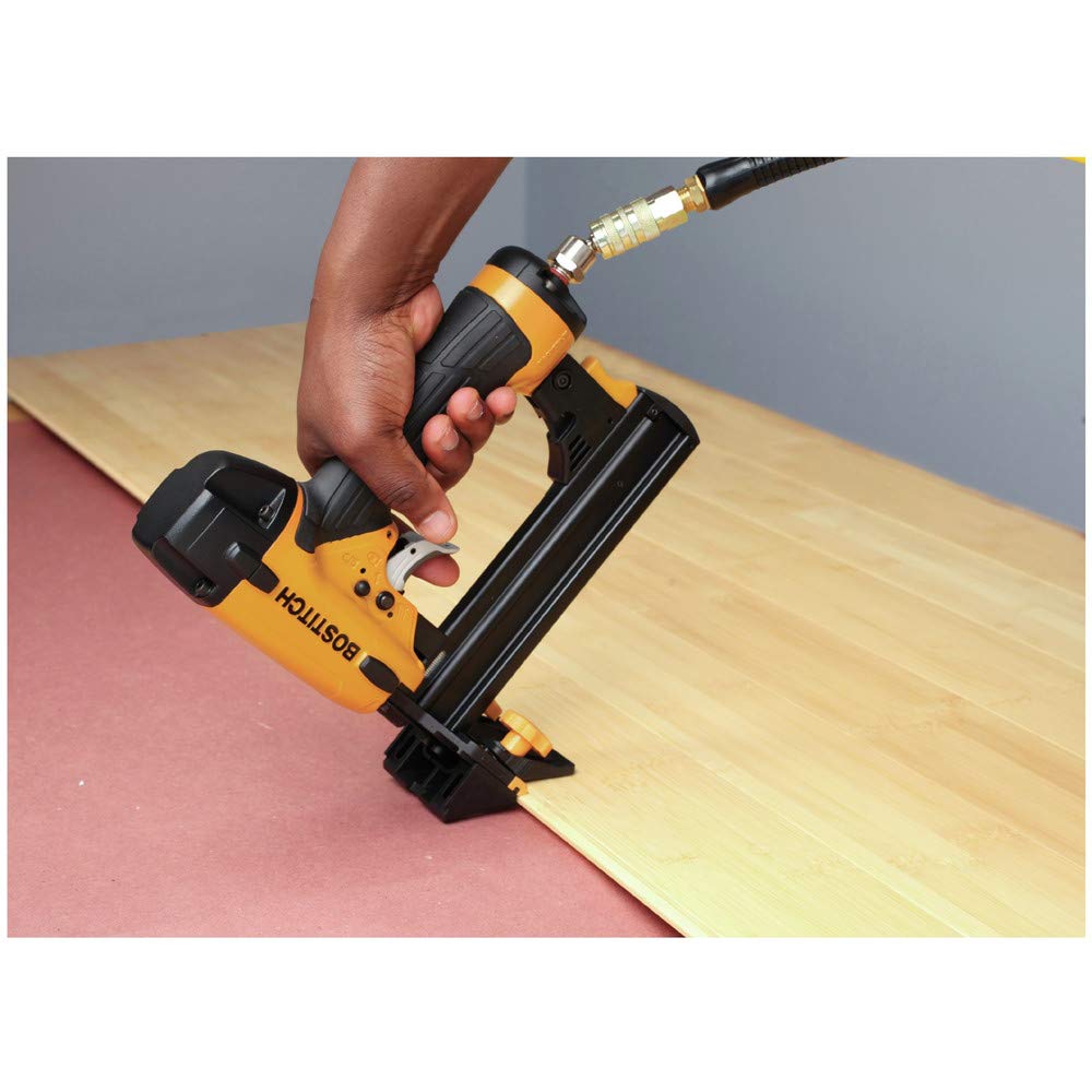 Bostitch Flooring Stapler for Engineered Hardwood (EHF1838K) , Black